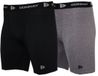 Donnay 2-Pack Compressie Short Heren L Zwart/Donkergrijs