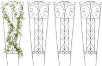 Relaxdays Klimrek - 4 stuks - 38x115 cm - Bruin