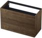 INK - Onderkast 2 Laden Push To Bestaande Uit: - 1200x450x650 Mm - Massief Eiken Charcoal