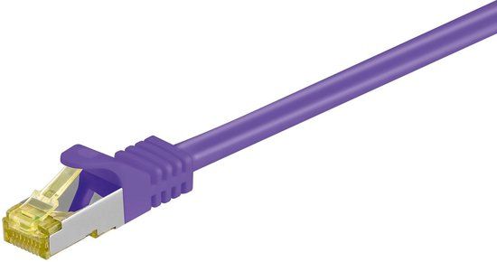 Good Connections S/FTP CAT7 10 Gigabit netwerkkabel / paars - LSZH - 7,5 meter