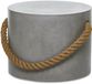 LOBERON Hocker Kaedi grijs