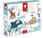 Janod - Tactiele puzzel voor kinderen met 20 delen - bos