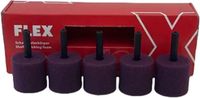 FLEX - PZ-V 35 HEX VE5 - Polishing Sponge Round for FLEX PXE80 - Purple - Medium - 5-PACK