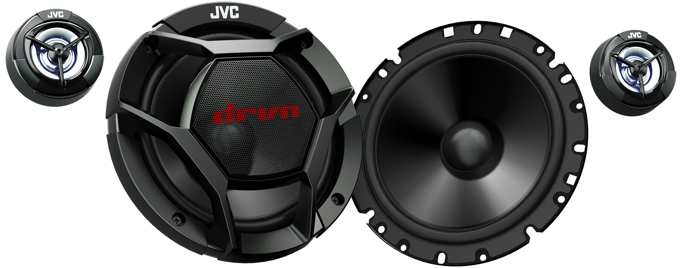 JVC CS-DR1700C - 2-weg autospeakers - 360W - 4 stuks