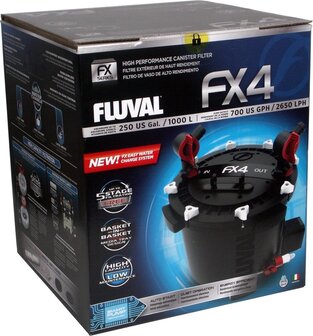 Fluval FX4 - Externe filter - Zwart