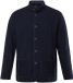 JP 1880 - Heren - Gebreid jasje FLEXNAMIC® opstaande kraag drukknopen - Navy blauw - Maat 5XL