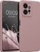 kwmobile telefoonhoesje geschikt voor Xiaomi Redmi Note 12 (4G) - TPU backcover met siliconen coating - Smartphone case in licht oudroze