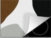 Merkloos KitchenYeah® Inductie beschermer 75x52 cm - Minimalisme - Design - Vormen - Inductie kookplaat accessoire