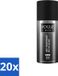 Vogue Men Mystic Black Déodorant Spray Antitranspirant 150 ml - Lot économique - 20 pièces