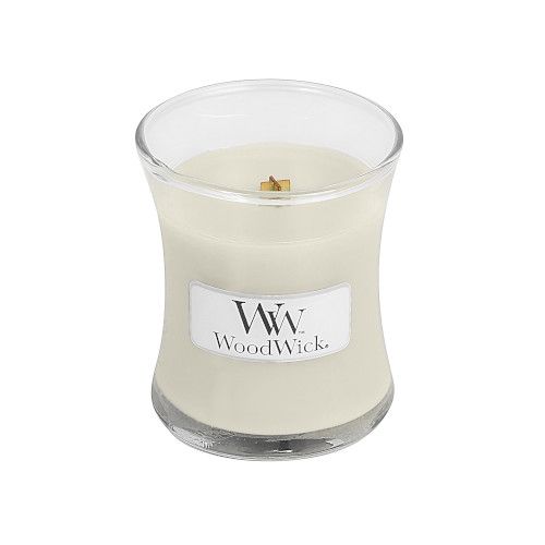 WoodWick Mini Geurkaars Solar Ylang - Cylinder - Wit - 7 cm