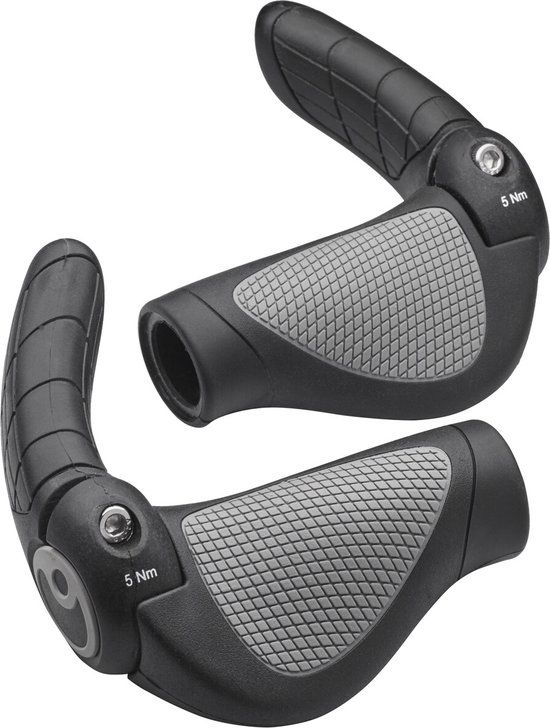 Ergon GP3-S Gripshift Handvatten - Zwart - Composiet - Stadsfiets