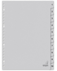 Kangaro ECO Cardboard Index A4 with 10 Tabs (23-Hole)