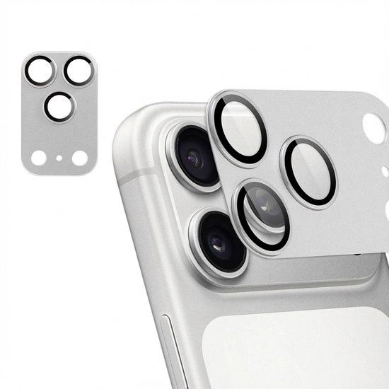 imoshion Camera Lens Protector - Geschikt voor Apple iPhone 17 Pro - 2 Pack - Silver