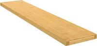 vidaXL Wandschap 100x20x2,5 cm bamboe