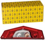 HELLA 2VP 012 570-121 Achterlicht - Caraluna X - Hybride - 12V - Inbouw/Geschroefd - Lenskleur: Transparent/Rood - Stekker: Afscherming stekkercontact - rechts - Aantal: 1