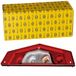 HELLA 2VP 012 570-121 Achterlicht - Caraluna X - Hybride - 12V - Inbouw/Geschroefd - Lenskleur: Transparent/Rood - Stekker: Afscherming stekkercontact - rechts - Aantal: 1