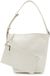 Calvin Klein Emblem Aop Medium Bucket Handtas Vrouwen Wit Polyester