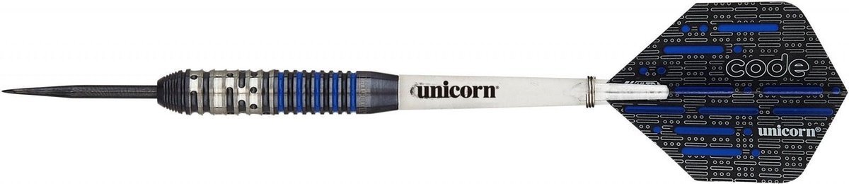 Unicorn Dartpijlen Code Steeltip 90% Gewicht 23 Blauw