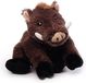 Inware Pluche Wild Zwijn Knuffeldier - Bruin - Staand - 25 cm