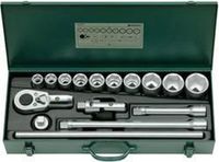 Stahlwille 55/10/6 3/4" Dopsleutelset 16-delig - Metrisch - Made in Germany