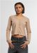 Urban Classics Rib Cardigan V-hals Lange mouw Beige S