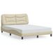 VidaXL Bedframe zonder matras "Hvar" 120x200 cm stof crèmekleurig