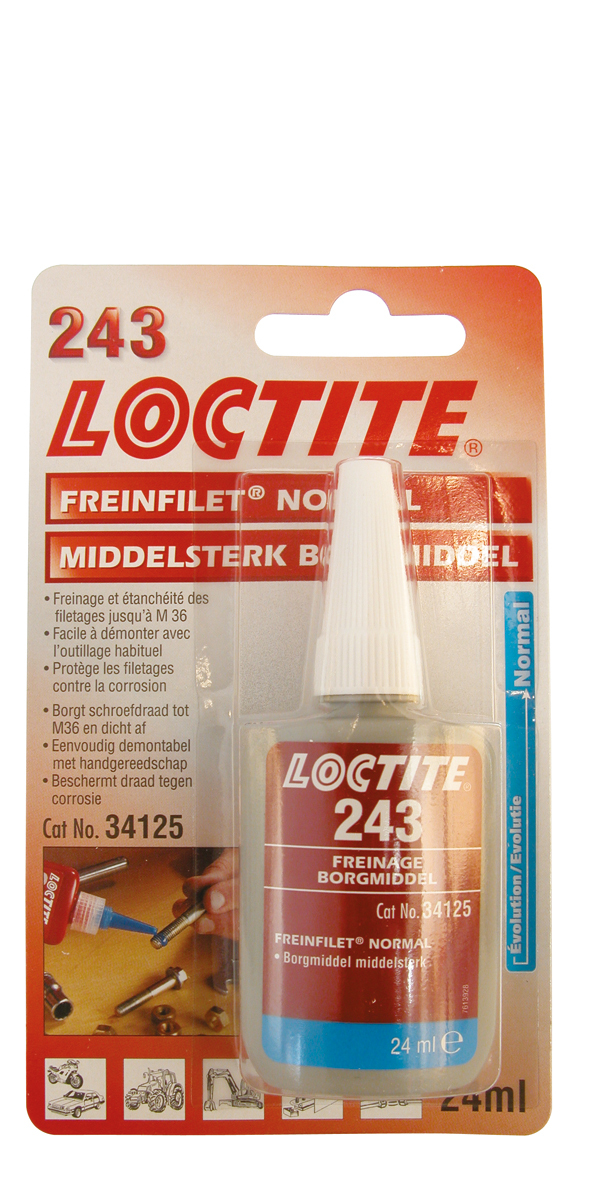 Loctite 243 Schroefdraadborgmiddel