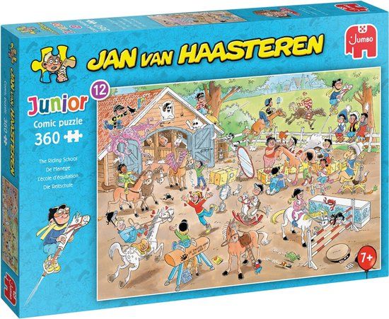 Jan van Haasteren Junior De Manege 360 stukjes Puzzel - 10+ jaar