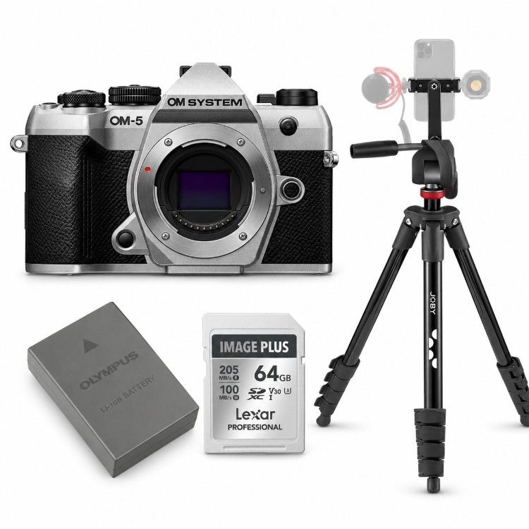 OM SYSTEM OM-5 Mark II Zilver Holiday Kit