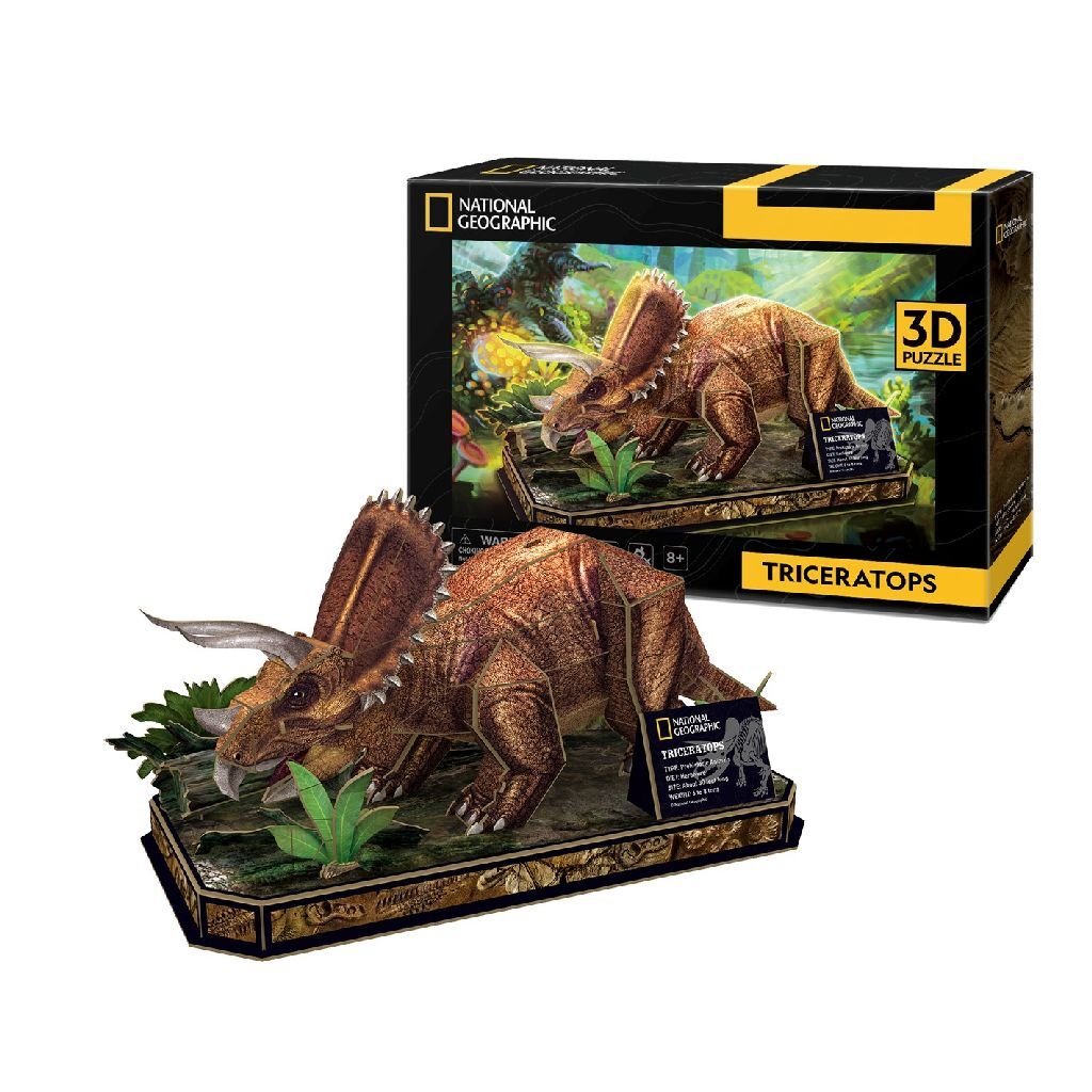 CubicFun 3d Puzzel Triceratops