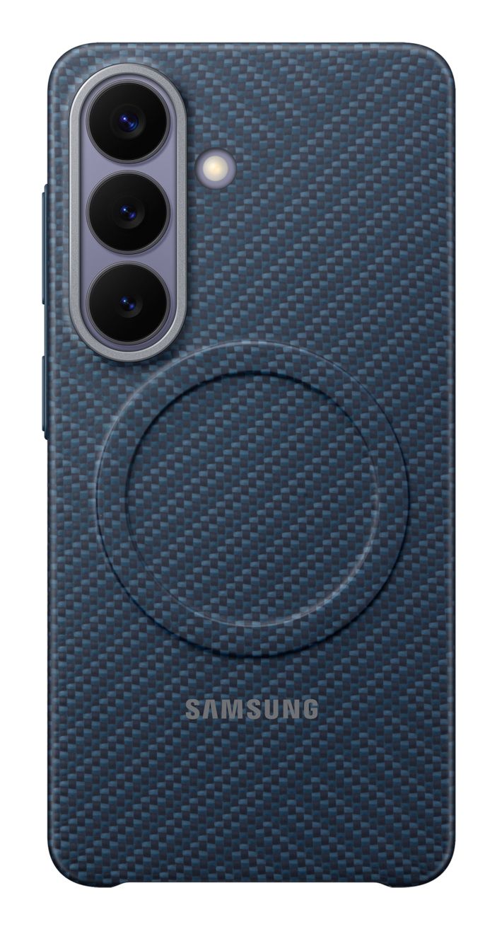 Samsung Galaxy S26 Carbon Magnet Hoesje - Donkerblauw