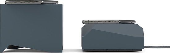 Zens Qube Wireless Charger & Power Bank - Blue