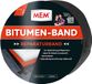 MEM Bitumentape, zelfklevende afdichtingstape, UV-bestendige beschermfolie, dikte: 1,5 mm, afmetingen: 7,5 cm x 10 m, kleur: zwart
