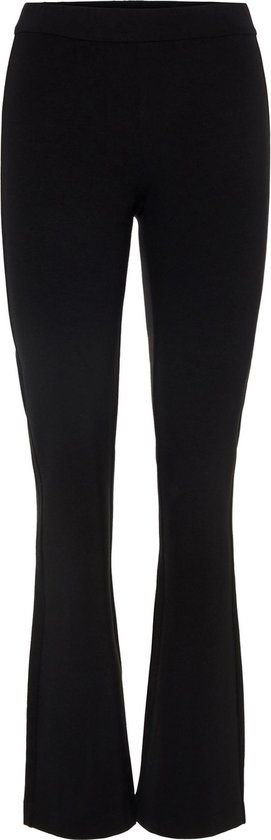 VERO MODA VMKAMMA NW FLARED JERSEY Broek Dames - Zwart - Maat XL X L32
