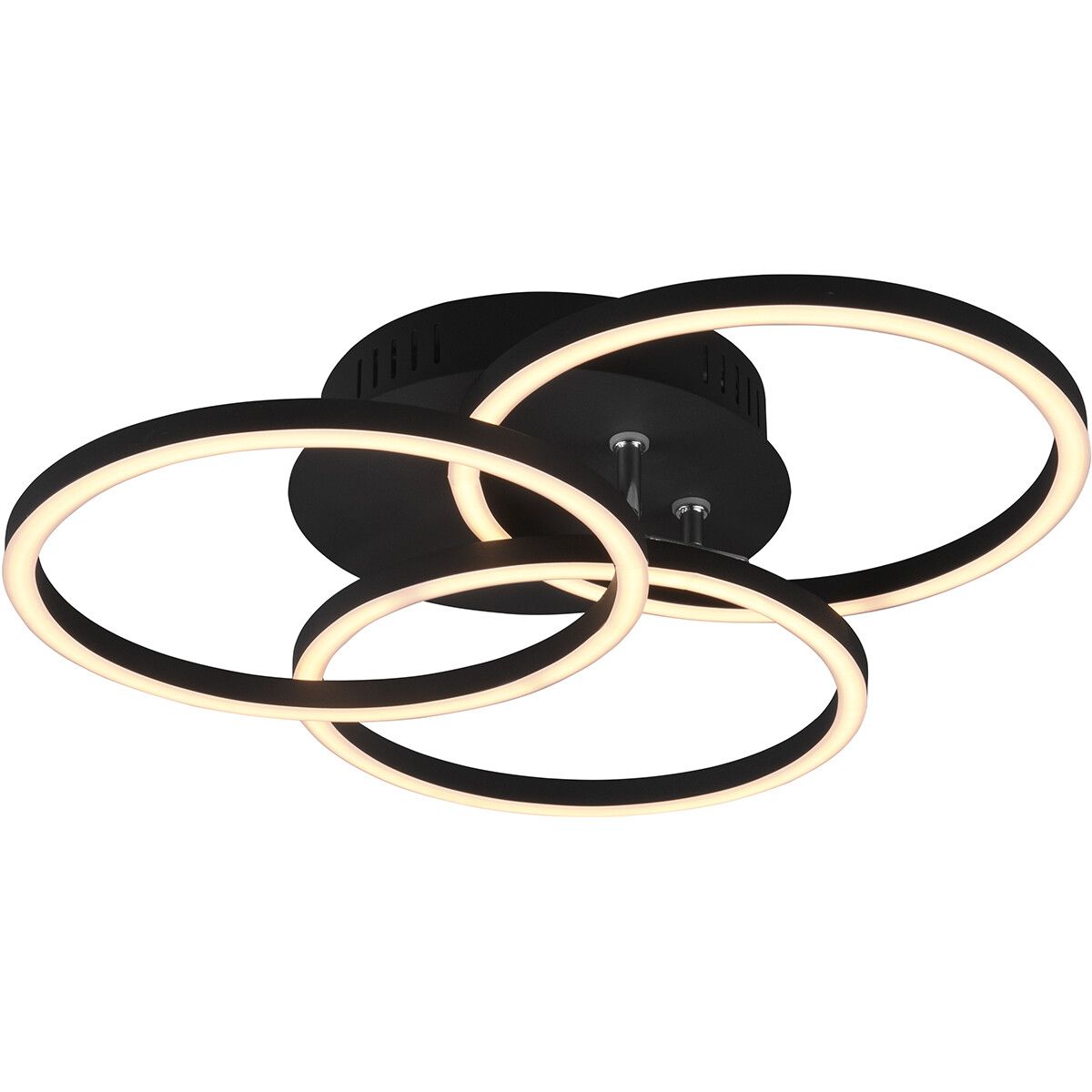 BES LED Trion Corcol Plafondlamp - 27W - Rond - Zwart