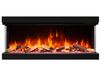 ArtiFlame Insert de cheminée électrique encastrable, trois côtés, avec effet flamme 3D – ArtiFlame AF50TS