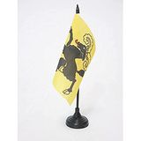 AZ FLAG Tafelvlag Kanton Schaffhausen 15x15 cm Polyester 100D Plastic Voet