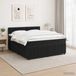 Maison Exclusive - Lit boxspring avec matelas noir 160 x 200 cm, velours