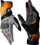 Leatt ADV HydraDri 5.5 Oranje Zwart Grijs Waterdichte Handschoenen - Maat S