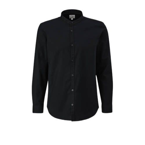 Q/S by s.Oliver Slim Fit Overhemd Zwart