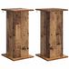 vidaXL Plantenstandaard 2 stuks Oud hout 30,5 x 30 x 60,5 cm Bewerkt hout