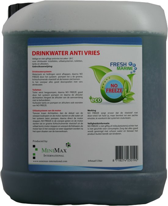 MiniMax Drinkwater antivries - NO FREEZE