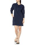 Amazon Essentials Dames Gebreide Henley Sweatshirtjurk