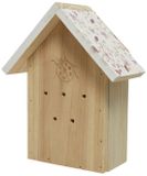 Decoris Insectenhuis grenen 21cm lieveheersbeest