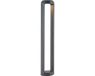 Lucande - Lampe d'extérieur LED - 1 lumière - aluminium, polycarbonate - H: 80 cm - anthracite - Source lumineuse incluse