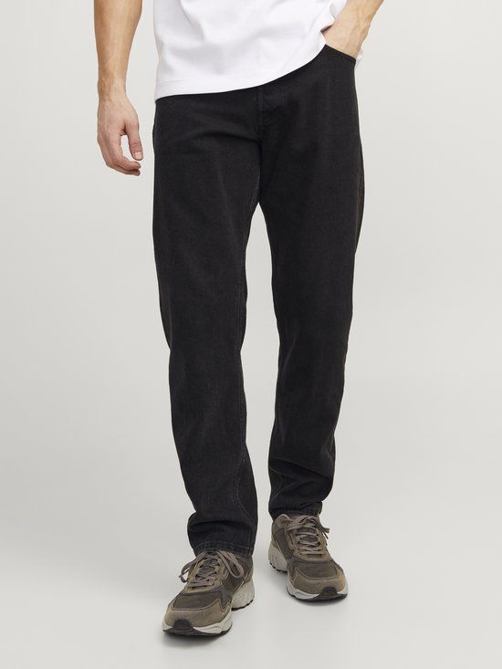 Jack & Jones JJICHRIS JJORIGINAL Jeans zwart Katoen