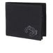 oxmox portemonnee New Cryptan RFID Protect Querscheinbörse Crab Print Grey Black zwart