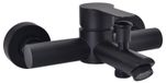 Noir mat mitigeur de bain - Montage mural - Monocommande - Acier inoxydable Sus304