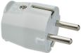 SILVER ELECTRONICS Prise Schuko (16 A) blanc