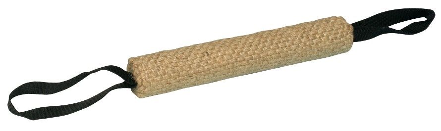 TRIXIE Training Dummy Biting Roll, Jute - Zwart/Geel